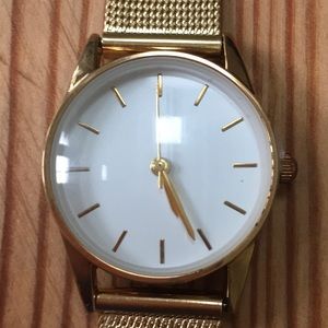 Watch by o.n.e Stainless Steel Golden Band
